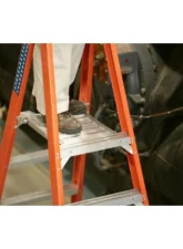 Werner 8' Type IA 14' Reach Height Fiberglass Platform Ladder                                     - P6208 - Image 5