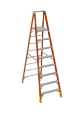 Werner 8' Type IA 14' Reach Height Fiberglass Platform Ladder                                     - P6208 - Image 6