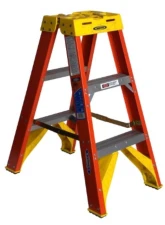 Werner 3' Type IA Fiberglass Twin Ladder                                     - T6203 - Image 5