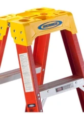 Werner 10' Type IA Fiberglass Twin Ladder                                     - T6210 - Image 2