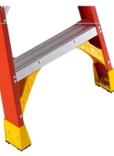 Werner 10' Type IA Fiberglass Twin Ladder                                     - T6210 - Image 3