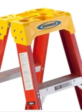 Werner 10' Type IA Fiberglass Twin Ladder                                     - T6210 - Image 4
