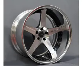 VeilSide Tokyo Drift Andrew Racing Forged Evolution V Black Polish Wheels & Tires 4 Pieces Set Mazda RX-7 1993-1998
