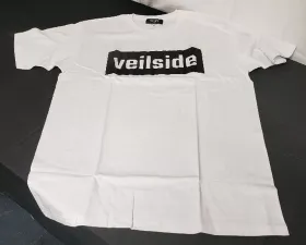VeilSide Black Box Rubber Print Limited Edition White T-shirt Small 2021