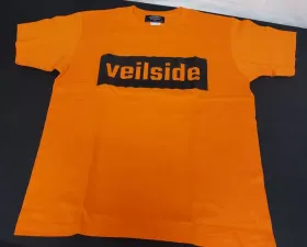 VeilSide Rubber Print Orange Tokyo Drift Limited Edition T-Shirt Medium