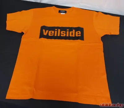 VeilSide Rubber Print Orange Tokyo Drift Limited Edition T-Shirt Large - SR10003-43