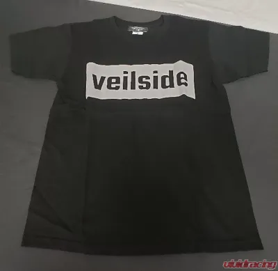 VeilSide Silver Box Rubber Print Limited Edition Black T-shirt Small 2021 - SR10003-51