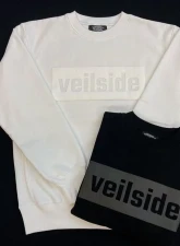 VeilSide Rubber Print White Long Sleeve Sweat Limited Run Shirt Small 2022                                     - SR10007-01 - Image 2