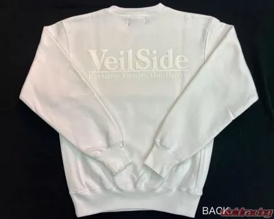 VeilSide Rubber Print White Long Sleeve Sweat Limited Run Shirt Small 2022 - SR10007-01