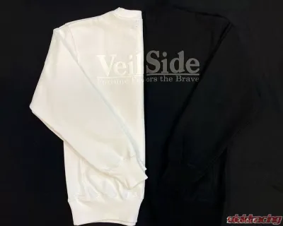 VeilSide Rubber Print Black Long Sleeve Sweat Limited Run Shirt Large 2022 - SR10007-13