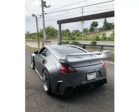 VeilSide FRP Rear Wing w/ Carbon Top Blade (CFRP) Nissan 370Z Ver. III Model 2009-2020