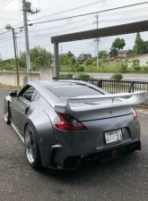 VeilSide FRP Rear Wing w/ Carbon Top Blade (CFRP) Nissan 370Z Ver. III Model 2009-2020                                     - AE108-08C - Image 3