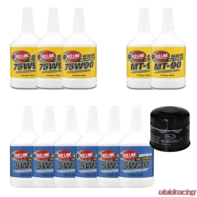 MAPerformance Complete Drivetrain Fluid Change Package for Subaru BRZ, Scion FR-S, Toyota 86 2013-2021 - MAP BRZ-DT-FLUID-PKG + OIL