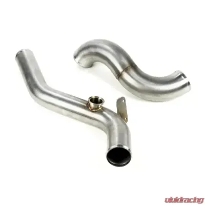 MAPerformance Smart Port Supersonic Intercooler Charge Pipe Upgrade Kit Raw Stainless Ford Mustang Ecoboost 2015+ - MAP EBM-CPK
