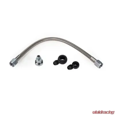 MAPerformance MIVEC Oil Feed Line Kit Black Fitting for Mitsubishi Evolution 8/9 2003-2006 - MAP EVO-MOFL-BK