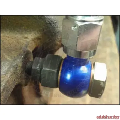 MAPerformance MIVEC Oil Feed Line Blue Fitting Mitsubishi Evolution 8/9 2003-2006 - MAP EVO-MOFL-BL