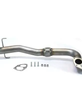 MAPerformance SS Recirculated/One Piece O2 Eliminator Downpipe w/o Ceramic Coating Mitsubishi Evolution 8/9 2003-2006                                     - MAP EVO-O2E-REC-3D - Image 3