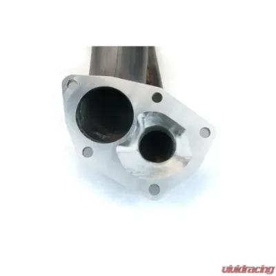 MAPerformance SS Recirculated/One Piece O2 Eliminator Downpipe w/o Ceramic Coating Mitsubishi Evolution 8/9 2003-2006 - MAP EVO-O2E-REC-3D