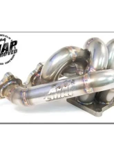 MAPerformance Tubular Exhaust Manifold Black Ceramic Mitsubishi Evo 8/9 2003-2006                                     - MAP EVO-TEM-BLK - Image 3