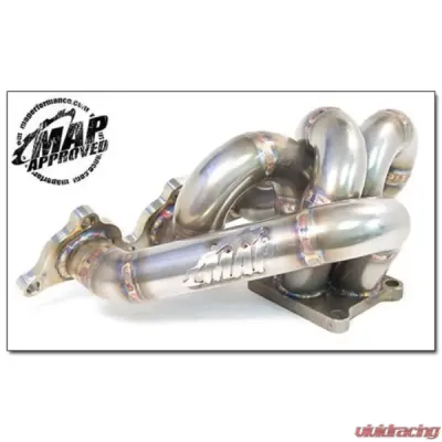 MAPerformance Tubular Exhaust Manifold Black Ceramic Mitsubishi Evo 8/9 2003-2006 - MAP EVO-TEM-BLK
