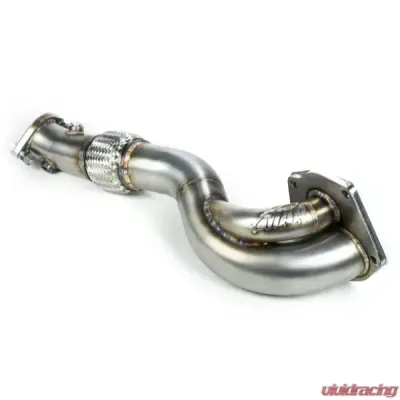 MAPerformance O2 Eliminator Downpipe w/o Ceramic Coating Mitsubishi Evo X 2008-2015 - MAP EVOX-O2E-REC-3D