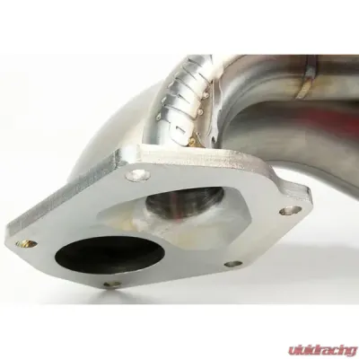 MAPerformance O2 Eliminator Downpipe w/o Ceramic Coating Mitsubishi Evo X 2008-2015 - MAP EVOX-O2E-REC-3D