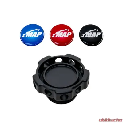 MAPerformance Billet Oil Cap Mitsubishi Evolution X 2008-2015 - MAP EVOX-OC-BK