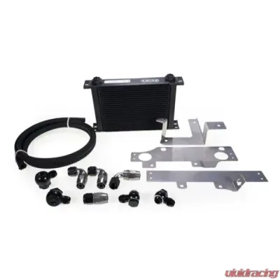 MAPerformance Rev2 Oil Cooler Kit w/ Mounting Brackets Lightweight Braided Hose Mitsubishi Evolution X 2008-2015 - MAP EVOX-OCK-LW+MAP EVOX-OCK-MB