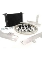 MAPerformance Rev2 Oil Cooler Kit w/ Mounting Brackets Stainless Steel Hose Mitsubishi Evolution X 2008-2015                                     - MAP EVOX-OCK-SS+MAP EVOX-OCK-MB - Image 7