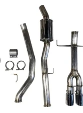MAPerformance Cat-Back Exhaust PRL Front Pipe Connection Race w/o Muffler Polished Tips Honda Civic Sport Hatch 2016-2020                                     - MAP HDAX-CBE-SH-RCE-PRL-POL - Image 3