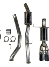 MAPerformance Cat-Back Exhaust PRL Front Pipe Connection Race w/o Muffler Polished Tips Honda Civic Sport Hatch 2016-2020                                     - MAP HDAX-CBE-SH-RCE-PRL-POL - Image 5