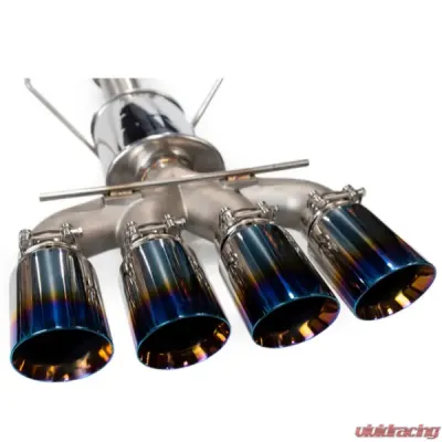 MAPerformance Catback Exhaust Race Muffler Blue Tips Honda Civic Si Sedan 2017-2021 - MAP HDAX-CBE-SN-RCE-REV2-BL