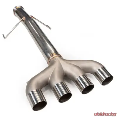 MAPerformance Catback Exhaust Race Muffler Blue Tips Honda Civic Si Sedan 2017-2021 - MAP HDAX-CBE-SN-RCE-REV2-BL