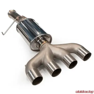 MAPerformance Catback Exhaust Race Muffler Blue Tips Honda Civic Si Sedan 2017-2021 - MAP HDAX-CBE-SN-RCE-REV2-BL