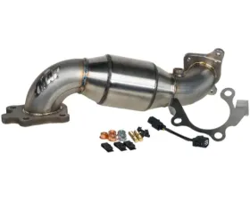 MAPerformance Catted Downpipe w/ New Turbo Gasket Raw Polished Honda Civic 1.5T 2016-2021