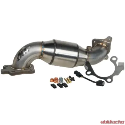 MAPerformance Catted Downpipe w/ New Turbo Gasket Raw Polished Honda Civic 1.5T 2016-2021 - MAP HDAX-DPC-TDG