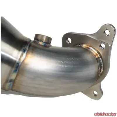 MAPerformance Catted Downpipe w/o New Turbo Gasket Raw Polished Honda Civic 1.5T 2016-2021 - MAP HDAX-DPC