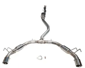 MAPerformance Catback Exhaust Race w/o Resonators Carbon Fiber Tips Honda Civic Si 2022-2025