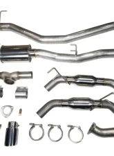 MAPerformance Catback Exhaust Street w/ Resonators Polished Tips Honda Civic Si 2022-2025                                     - MAP HDAXI-CBE-STR-P - Image 3