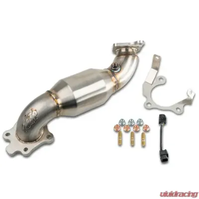 MAPerformance Downpipe w/ New Turbo Gasket Raw Polished Honda Civic 1.5T 2022-2025 - MAP HDAXI-DPC-TDG