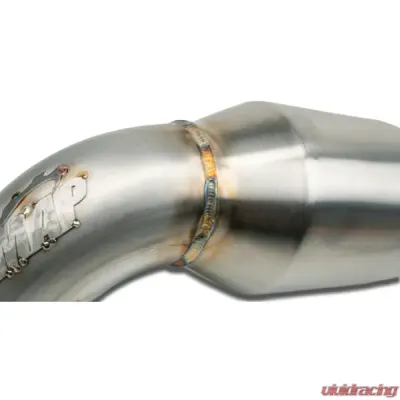 MAPerformance Downpipe w/ New Turbo Gasket Raw Polished Honda Civic 1.5T 2022-2025 - MAP HDAXI-DPC-TDG