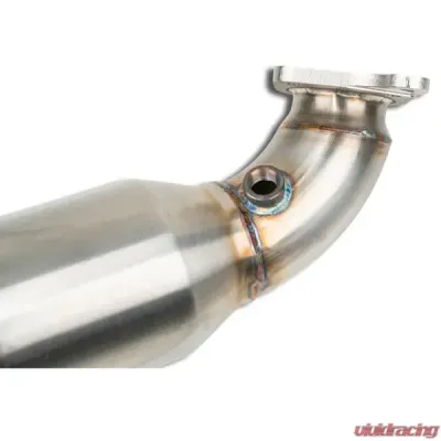 MAPerformance Downpipe w/ New Turbo Gasket Raw Polished Honda Civic 1.5T 2022-2025 - MAP HDAXI-DPC-TDG