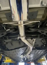 MAPerformance Cat-Back Exhaust PRL Front Pipe Street Burnt Blue Tips Honda Civic Type-R 2017-2021                                     - MAP HDAXR-CBE-STR-PRL-BL - Image 7