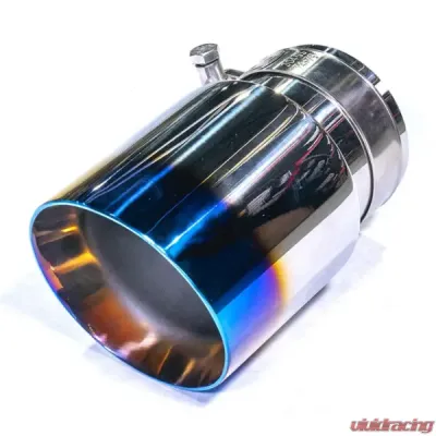 MAPerformance Cat-Back Exhaust PRL Front Pipe Street Burnt Blue Tips Honda Civic Type-R 2017-2021 - MAP HDAXR-CBE-STR-PRL-BL