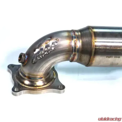 MAPerformance Downpipe w/o Coating & w/ OEM Gasket Honda Civic Type-R 2017-2021 - MAP HDAXR-DPC-TDG