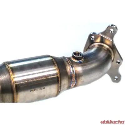 MAPerformance Downpipe w/o Coating & w/ OEM Gasket Honda Civic Type-R 2017-2021 - MAP HDAXR-DPC-TDG
