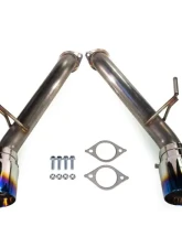 MAPerformance Axle-Back Exhaust Blue Tips Infiniti Q60 2017-2021                                     - MAP INFQ-RMD-BF - Image 3