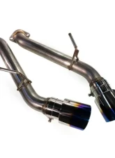 MAPerformance Axle-Back Exhaust Blue Tips Infiniti Q60 2017-2021                                     - MAP INFQ-RMD-BF - Image 2