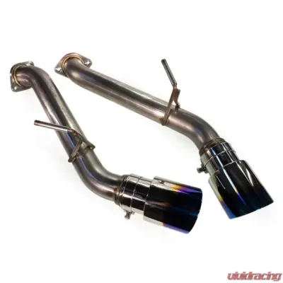 MAPerformance Axle-Back Exhaust Blue Tips Infiniti Q60 2017-2021 - MAP INFQ-RMD-BF