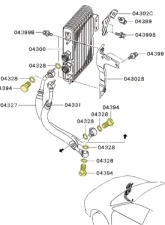 MAPerformance OEM Engine Oil Cooler Line Banjo Bolt Set Mitsubishi Evolution 7/8/9/X 2001-2015                                     - MAP MAP-MIT-1225A006-MR464563 - Image 2